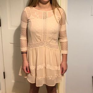 TopShop Blush lace dress size 2
